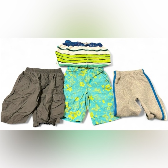 KiteStrings & Jumping Bean Colorful Boy Bundle of 4 Shorts & Pants Set Size 6-7 - Picture 1 of 9